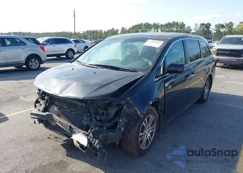 2013 Honda Odyssey Ex-L из США, поврежденный, VIN 5FNRL5H62DB010864